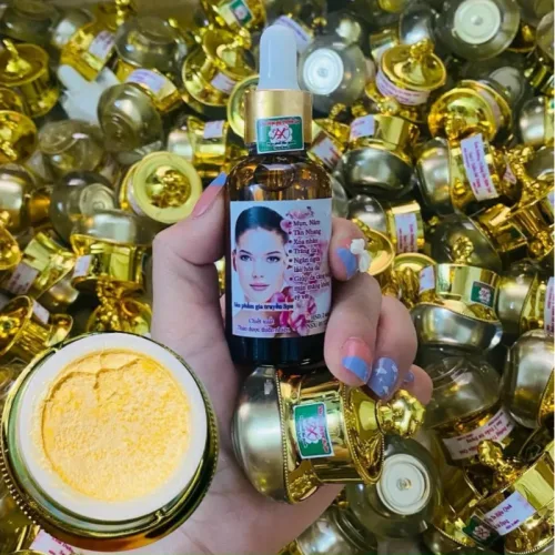 Chỗ sỉ combo Thảo Dược Gia Truyền Spa Kem Face 10g & Serum 15ml Hỗ Trợ Da Thâm Nám Tàn Nhang Phiên Bản Mới