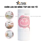 Khăn lau đa năng Top Gia dạng cuộn 100 tờ, siêu dai