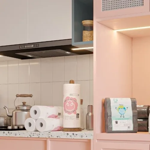 Khăn lau đa năng Top Gia dạng cuộn 100 tờ, siêu dai