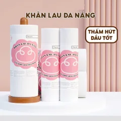Khăn lau đa năng Top Gia dạng cuộn 100 tờ, siêu dai