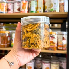 Da cá trứng muối Mini thơm ngon đóng hộp Pet 150g