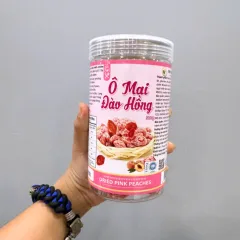 Nơi lấy sỉ ô Mai Đào Hồng Thơm Ngon 500g Hộp