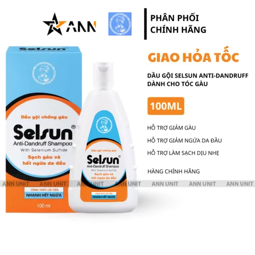 Selsun Anti-Dandruff 100ml – Dầu Gội Chống Gàu