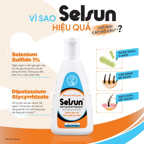 Selsun Anti-Dandruff 100ml – Dầu Gội Chống Gàu