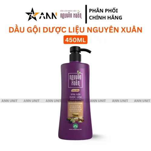 Nơi lấy sỉ dầu Gội Dược Liệu Nguyên Xuân Chắc Khỏe Cho Tóc Yếu 450ml - Màu Tím