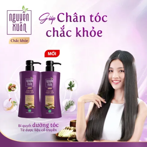 Nơi lấy sỉ dầu Gội Dược Liệu Nguyên Xuân Chắc Khỏe Cho Tóc Yếu 450ml - Màu Tím