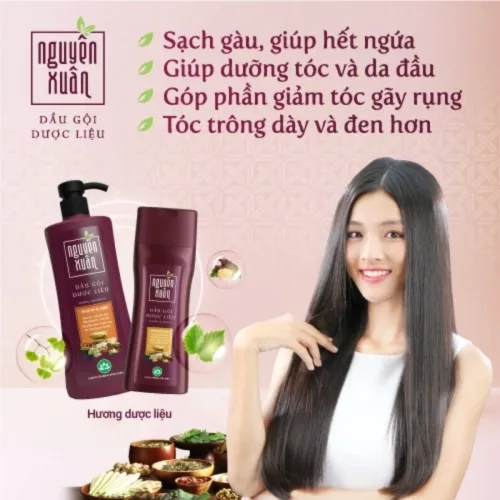 Nguồn hàng sỉ dầu Gội Dược Liệu Nguyên Xuân Cho Tóc Thường 250ml - Màu Đỏ