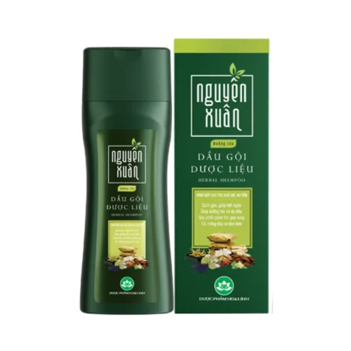 Khám phá Dầu Gội Dược Liệu Nguyên Xuân Dưỡng Tóc Cho Tóc Hư Tổn 260g - Xanh Rêu thuộc nhóm mỹ phẩm nguyên xuân