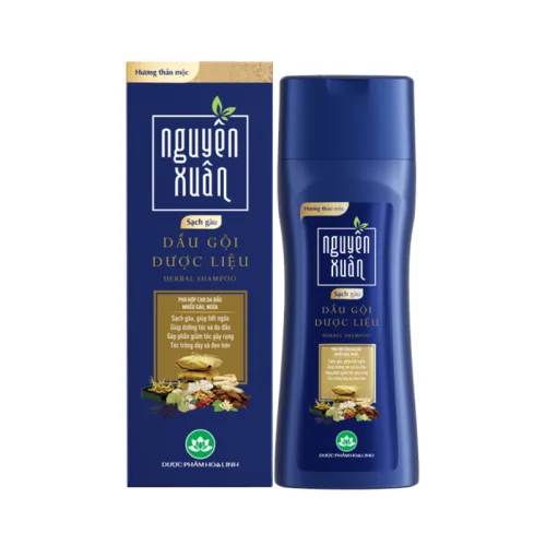 Khám phá Dầu Gội Dược Liệu Nguyên Xuân Sạch Gàu 275ml - Màu Xanh Dương Đậm thuộc nhóm mỹ phẩm nguyên xuân