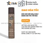 Shop sỉ dầu Gội Khô Girlz Only Màu Nâu 200ml - Dầu Gội Khô Cho Tóc Tối Màu