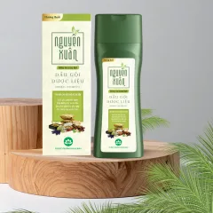 Dầu gội dưỡng tóc Nguyên Xuân hương bưởi 250ml, xanh lá nhạt