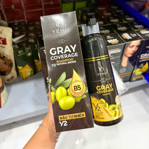 Nguồn hàng sỉ dầu Gội Phủ Bạc Yeho Y2 425g - Dầu Gội Nhuộm Phủ Bạc Màu Nâu