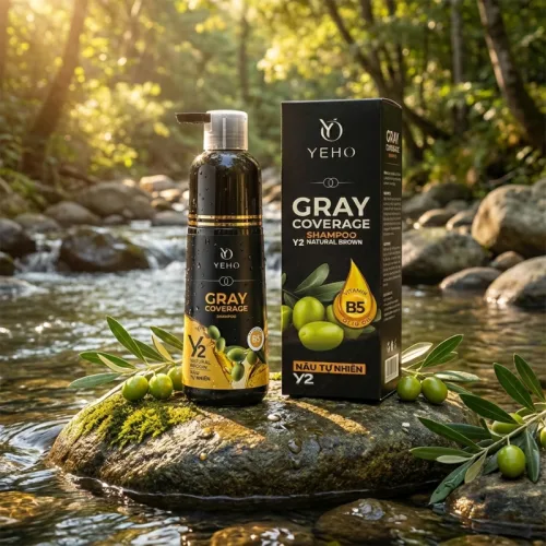 Nguồn hàng sỉ dầu Gội Phủ Bạc Yeho Y2 425g - Dầu Gội Nhuộm Phủ Bạc Màu Nâu