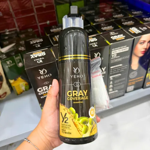 Nguồn hàng sỉ dầu Gội Phủ Bạc Yeho Y2 425g - Dầu Gội Nhuộm Phủ Bạc Màu Nâu