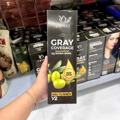 Nguồn hàng sỉ dầu Gội Phủ Bạc Yeho Y2 425g - Dầu Gội Nhuộm Phủ Bạc Màu Nâu