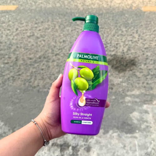 Shop sỉ dầu Gội Xả Palmolive Naturals Silky Straight Chiết Xuất Dầu Olive 600ml