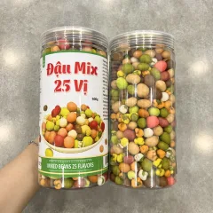 Đậu Mix 25 Vị Giòn Thơm Đóng Gói 500g
