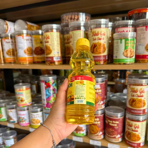 Dầu ăn thực vật Cooking Oil Tường An chai 400ml, 1 chai