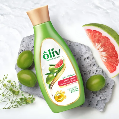Dầu tắm Ôliv Ôliu 3X dưỡng ẩm 650ml, kèm dầu gội Ôliu
