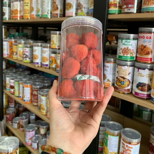 Dâu Tây Sấy Thăng Hoa Nguyên Quả Hộp 200g