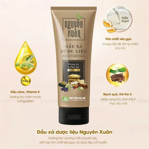 Dầu xả dược liệu Nguyên Xuân 150ml giúp nuôi dưỡng tóc