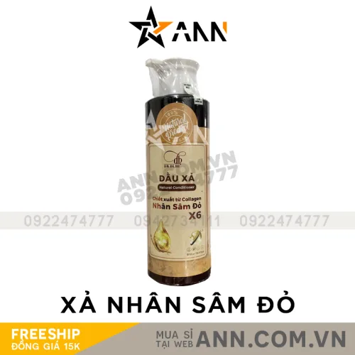 Dầu Xả X6 Dr Di Hi Nhân Sâm Đỏ Chai 500ml