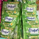 Comfort Nước Xả Vải Hương Gió Xuân Dây 12 Gói 18ml Xanh Lá