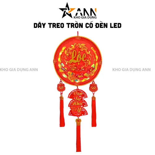 Chuyên sỉ dây Đèn Tròn Chữ Lộc Có Đèn Led Nhạc 40x90cm
