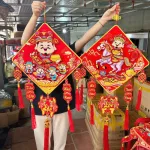 Nơi lấy sỉ dây reo 3d Vuông Tràn Trí Tết 40cm
