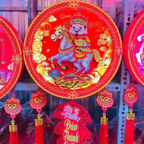Shop sỉ dây Treo Đèn Tròn Có Nhạc Trang Trí Tết
