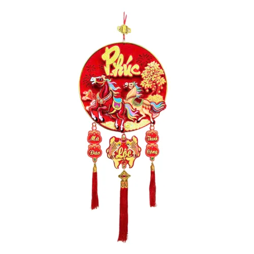 Dây Treo Tròn Thân Tài Ngựa 6D Kích Thước 60cm – một lựa chọn đáng tham khảo trong dây treo tết