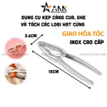 Kìm kẹp càng cua ghẹ, tách vỏ hạt cứng inox 15x3.6cm