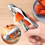 Kìm kẹp càng cua ghẹ, tách vỏ hạt cứng inox 15x3.6cm