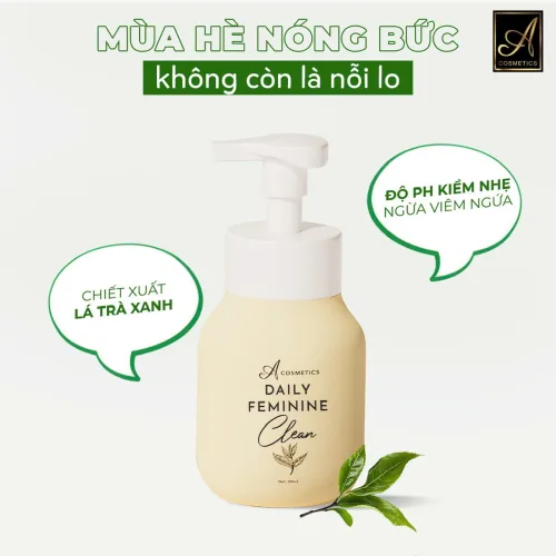 Chuyên sỉ dung Dịch Vệ Sinh A Cosmetics Daily Feminine Clean 150ml - Tặng Nước Hoa Vùng Kín 5ml