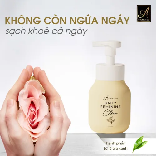 Chuyên sỉ dung Dịch Vệ Sinh A Cosmetics Daily Feminine Clean 150ml - Tặng Nước Hoa Vùng Kín 5ml