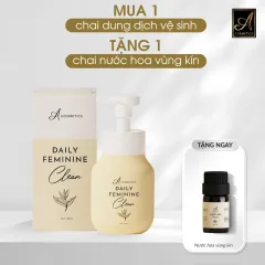 Chuyên sỉ dung Dịch Vệ Sinh A Cosmetics Daily Feminine Clean 150ml - Tặng Nước Hoa Vùng Kín 5ml