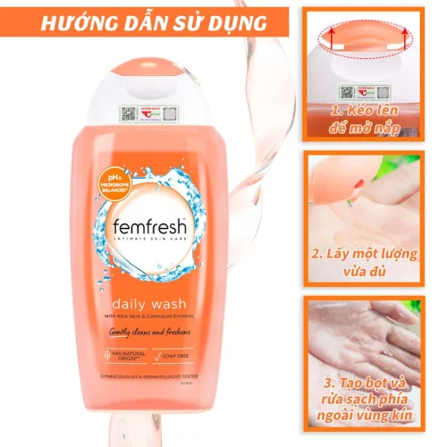 Chuyên sỉ dung Dịch Vệ Sinh Phụ Nữ Femfresh Intimate Skin Care Daily Wash 250ml