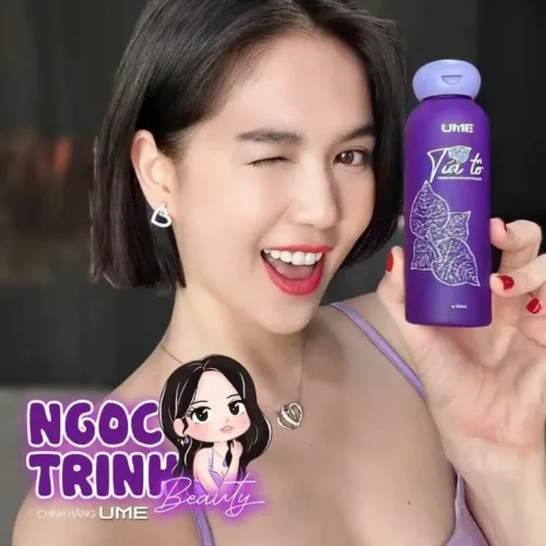 Dung dịch vệ sinh phụ nữ UME Ngọc Trinh tía tô 150ml