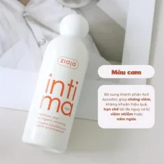 Dung dịch vệ sinh phụ nữ Ziaja Intimate với axit ascorbic 200ml