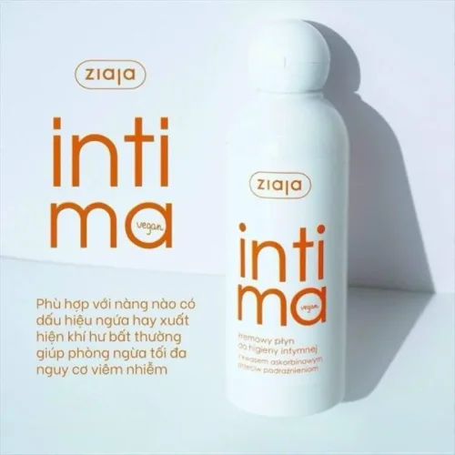 Dung dịch vệ sinh phụ nữ Ziaja Intimate với axit ascorbic 200ml