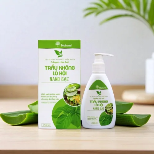 Dung Dịch Vệ Sinh Trầu Không Collagen Thảo Mộc 150ml