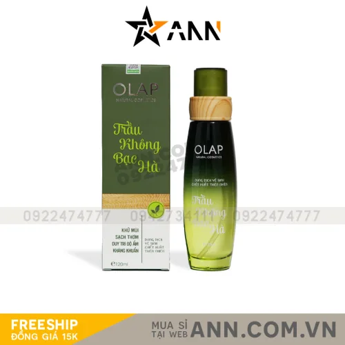 Dung dịch vệ sinh Olap 120ml với trầu không và bạc hà