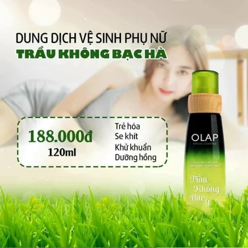 Dung dịch vệ sinh Olap 120ml với trầu không và bạc hà