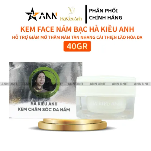 Kem Face Nám Hà Kiều Anh Hũ Bạc 40g