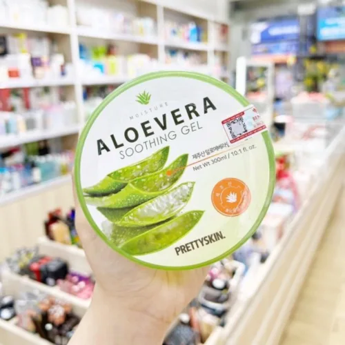 Prettyskin Aloevera Soothing Gel dưỡng da đa năng chiết xuất lô hội 300ml