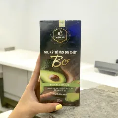 Gel kỳ tế bào da chết bơ Huỳnh Đỗ 200ml dành cho mặt và body