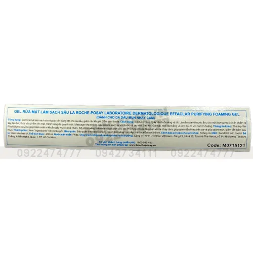 Shop sỉ gel Rửa Mặt La Roche-Posay Dành Cho Da Mụn Và Nhạy Cảm 400ml