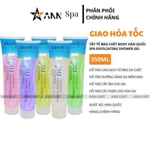 Chuyên sỉ gel Tẩy Tế Bào Da Chết Body Hàn Quốc Spa Exfoliating Shower Gel 350ml