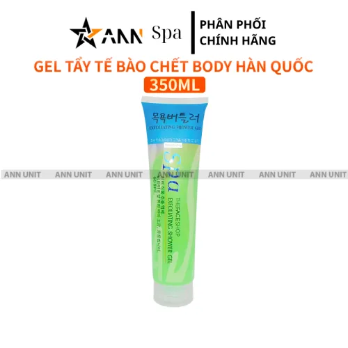 Nguồn hàng sỉ gel Tẩy Tế Bào Da Chết Body Hàn Quốc Spa Exfoliating Shower Gel 350ml - Màu Xanh Lá