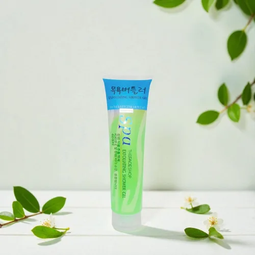 Nguồn hàng sỉ gel Tẩy Tế Bào Da Chết Body Hàn Quốc Spa Exfoliating Shower Gel 350ml - Màu Xanh Lá